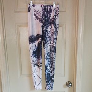 Blackmilk Monochrome Artistic Leggings